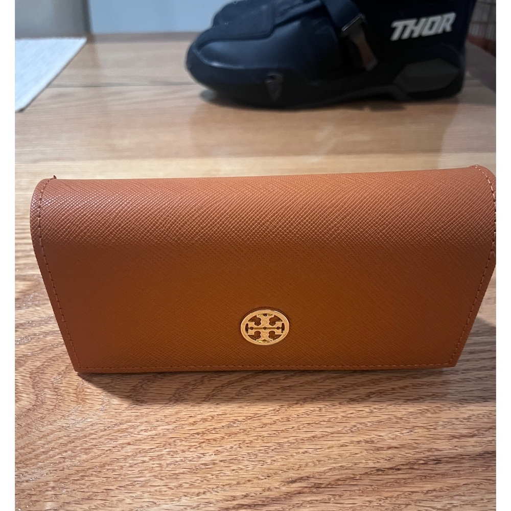 Tory Burch Orange Eyeglasses Case - New